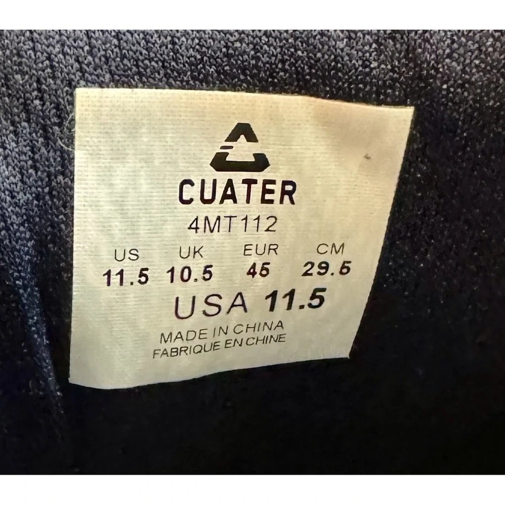 Cuater by TravisMathew Mens Navy Blue Suede Sneakers 4MT112 Size 11.5